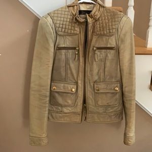 Zara leather jacket small